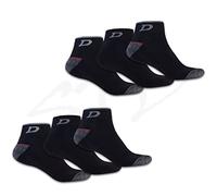 Dickies 6 Pairs of Work Sneakers Trainer Socks Work Socks Ankle Socks Size Choice 6-14, 6 Paar Schwarz, 47/50 cm