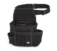 Dickies 8-Pocket Tool Belt/Utility Pouch, Adjustable 2-Inch Belt, Durable Canvas Construction, Puncture-Resistant Liner, Black