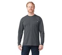 Dickies Big and Tall Men's Long Sleeve Heavyweight Crew Neck, Charcoal, Large Tall
