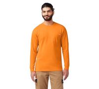 Dickies Big and Tall Men's Long Sleeve Heavyweight Crew Neck, Orange, 3X Tall