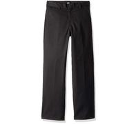 Dickies Boy's Big Flex Waist Flat Front Pants Black 18 Husky