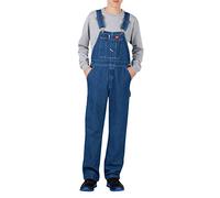 Dickies Boys Denim Bib Overall, Stone Washed Indigo Blue, 18-20