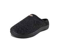Dickies Clog Slipper House Shoe With Indoor Outdoor Memory Foam Sole mens Slipper, Black Felt, X-Large