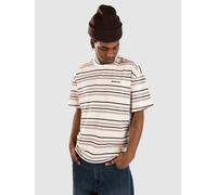 Dickies East Liberty Stripe Short Sleeve T-shirt Beige M Man