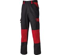 Dickies ED24/7R BRR 48 Size 64 "Everyday" Trousers - Black/Red