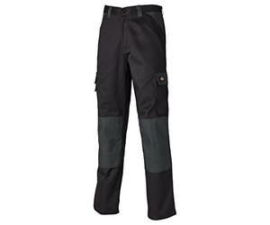Dickies ED24/7T BGY 46 Everyday Trousers -Black/Grey ,UK- 46T , DE- 126
