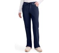 Dickies EDS Signature Scrubs for Women, Drawstring Cargo Pants for Women in Soft Brushed Poplin 86206, Navy, S Tall