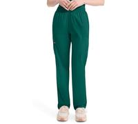 Dickies EDS Signature Scrubs for Women, Elastic Waist Pull-On Cargo Pants for Women in Soft Brushed Poplin 86106, Hunter, XXXL