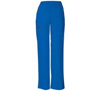 Dickies EDS Signature Scrubs for Women, Elastic Waist Pull-On Cargo Pants for Women in Soft Brushed Poplin 86106, Royal, XXL