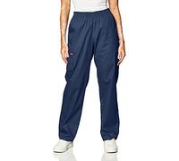 Dickies EDS Signature Scrubs for Women, Elastic Waist Pull-On Cargo Pants for Women in Soft Brushed Poplin 86106, Navy, XXL Plus Tall