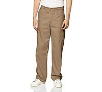 Dickies EDS Signature Women Scrubs Pant Natural Rise Tapered Leg Pull-on 86106, Dark Khaki, Large
