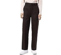 Dickies Women's Elizaville Classic Straight Pant Dark Brown