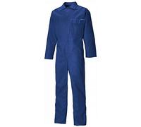 Dickies Everyday Flame Retardant Coverall Antistatic Boiler Suit Size Pockets Firechief Lightweight ROYAL FR24/7 Regular Leg (L, ROYAL)