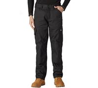 Dickies Everyday Mens Black Outdoor Trousers Cotton - Size 30 inch