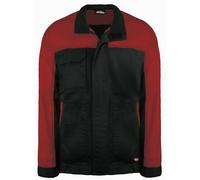 Dickies Everyday Mens Black/Red Work Wear Jacket - Size Medium