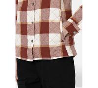 Dickies Women's Flannel Shirt Jacket in Red | Size: Large Dickies Red L