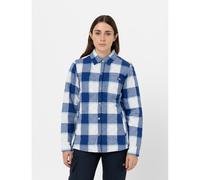 Dickies Flannel Shirt Jacket Surf Blue S - Female