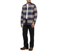 Dickies Men's Flex Flannel LS Shirt Relaxed, Desert Sand, XXL