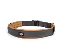 Dickies Heavy-Duty Padded Work Belt for Contractors, Quick-Release Buckle, Adjustable, 3-Inch Width, Holds Most Tool Belt Pouches, Grey/Tan