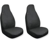 Dickies Heavy Duty Water-Resistant Trader Seat Cover, Black (Pack of 2)