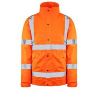 Dickies Hi-Vis Bomber Jacket, Yellow, XXX-Large