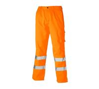 Dickies High Visibility Orange Polycotton Trousers - SA35015