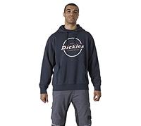 Dickies - Hoodie for Men, Towson Hooded Sweatshirt, Better Cotton Initiative, Navy Blue, M
