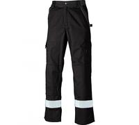 Dickies Industry 300 Two Tone Work Trousers with HI-VIS Stripe