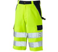 Dickies Industry Hi Vis Work Shorts SA30065 Yellow 40" Waist
