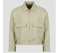 Dickies Jacket HEMP TWILL TRUCKER JACKET EUCALYPTUS in Beige EU XL