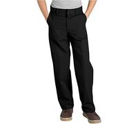 Dickies - KP123 Boys Flexwaist Flat Front Pant, 14, Black