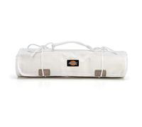 Dickies Large Paint Brush/Wrench Organizer Roll for Painters and Mechanics, 23 Tool Pockets, Durable Canvas Construction, White