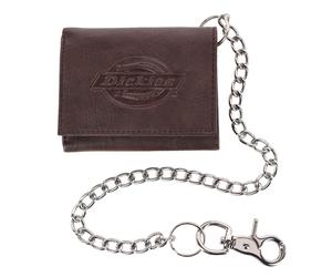 Dickies Leather Trifold Chain Wallet