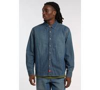 Dickies - Lightweight Denim Khaki Tinted Blue - Shirt - blue - M - 100% Cotton M