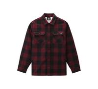 Dickies Sherpa Lined Sacramento Moto Motorcycle Motorbike Shirt Maroon