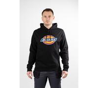 Dickies Workwear - Hoodie for Men, Front Logo Fleece Hooded Sweatshirt, Three-Piece Hood, Black, XL