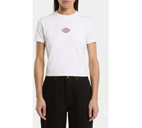 DICKIES Maple Valley Cropped Cotton T-Shirt with Printed Logo - Size: S - female