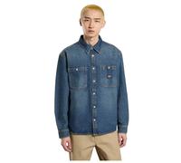 Dickies Long sleeved Shirt MECHANIC DENIM SHIRT LS KHAKI TINTED BLUE in Blue EU M