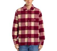 Dickies - Men's casual shirt - Plaid Coaling LS Shirt Tibetan Red for Men in Wool - Size L Red L