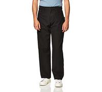 Dickies Men’s Relaxed Fit Sanded Duck Carpenter Jean, Black, 40W x 30L