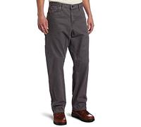 Dickies Men’s Relaxed Fit Sanded Duck Carpenter Jean, Slate Grey, 40W x 30L
