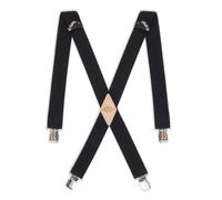Dickies mens 1-1/4 Solid Straight Clip apparel suspenders Black One Size US