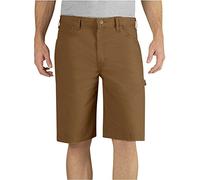 Dickies Men's 11 Inch Lightweight Duck Carpenter Short, Brown Duck,