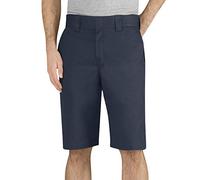 Dickies Men's 11 Inch Regular Fit Stretch Twill Work Short, Dark Blue, 34