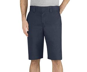 Dickies Men's 11 Inch Regular Fit Stretch Twill Work Short, Dark Blue, 40