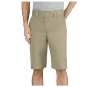 Dickies Men's 11 Inch Regular Fit Stretch Twill Work Short, Desert Sand, 34