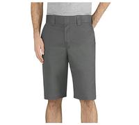 Dickies Men's 11 Inch Regular Fit Stretch Twill Work Short, Gravel Gray, 34