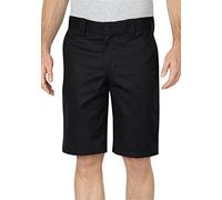 Dickies Men's 11 Inch Relaxed-Fit Stretch-Twill Work Short, Black V1, 32