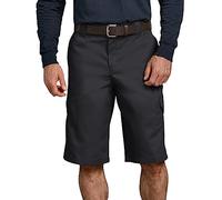 Dickies Men's 13 Inch Relaxed Fit Stretch Twill Cargo Short, Black V1, 36