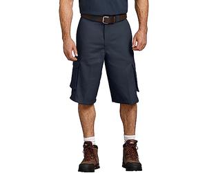 Dickies Men's 13" Loose Fit Twill Cargo Short Big, Dark Navy V1, 34